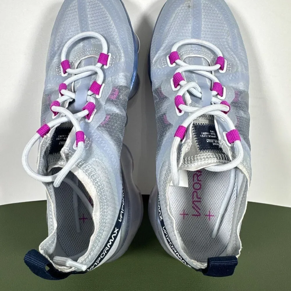 Nike Air VaporMax 2019 Shoes Womens Size 5.5 Gray Purple Running AR6632-023